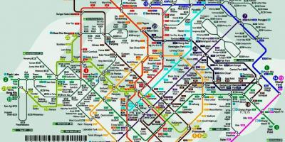 Singapore jernbanestasjon kart