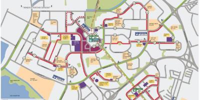 Kart over sykling Singapore